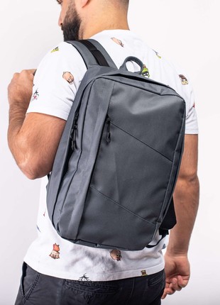 TRVLbag gray | hand luggage | backpack 40x20x25 cm4 photo