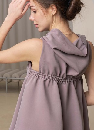 Sleeveness top with closed-neck and midi skirt5 photo