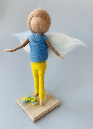 Doll made of wool, angel decoration, original toy for the home, room decor, home amulet