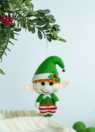 Christmas elf ornament