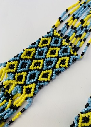 Gerdan, national Ukrainian decoration, folk necklace made of handmade beads7 photo