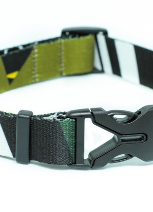 Dog collar nylon BAT&RO "Gangsta" M (40-50cm)4 photo