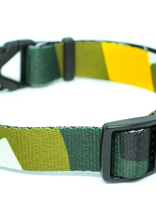 Dog collar nylon BAT&RO "Gangsta" M (40-50cm)2 photo