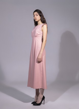Midi dress with a high cut in the front3 photo