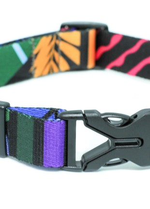 Dog collar nylon BAT&RO "Jungle" S (30-40cm)2 photo