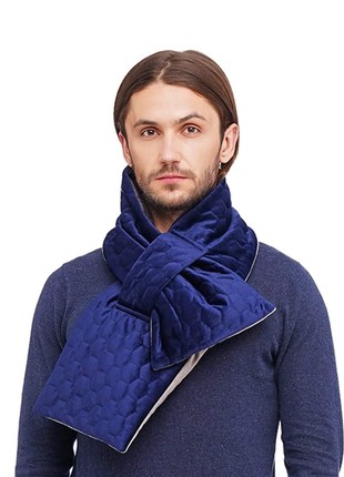Stylish double-sided velvet scarf grey  , unisex