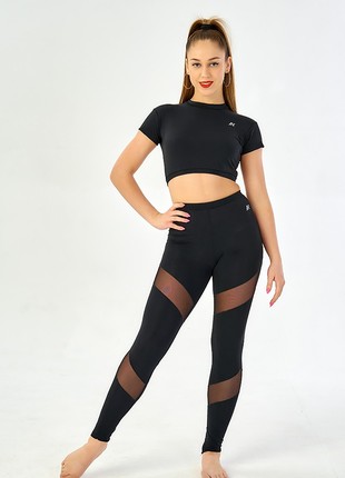Mesh leggings and top - a set of training clothes
