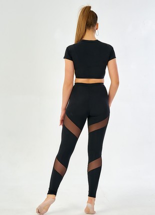 Mesh leggings and top - a set of training clothes4 photo