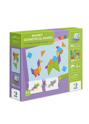Educational tangram game Dodo Magnetic geometric shapes (200212)