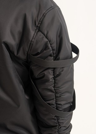 Men's oversized bomber OGONPUSHKA Strike black8 photo