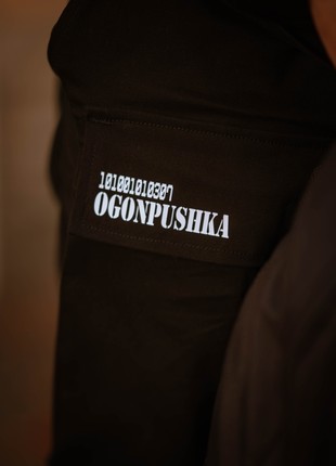 Men's cargo pants OGONPUSHKA Error black6 photo