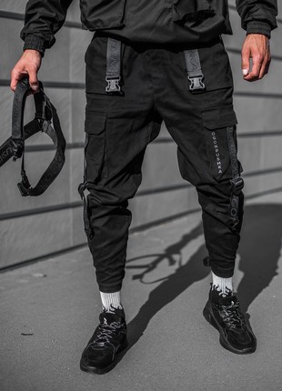 Cargo pants for men OGONPUSHKA Combo black4 photo