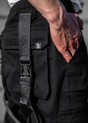 Cargo pants for men OGONPUSHKA Combo black6 photo