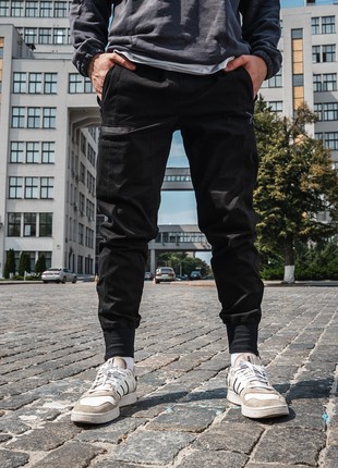 Men's jogging pants OGONPUSHKA Cozy black