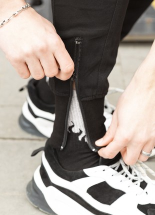 Men's jogging pants OGONPUSHKA Cozy black6 photo