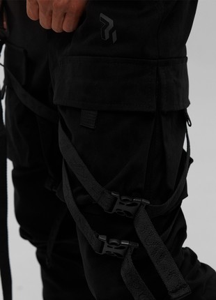 Men's cargo pants OGONPUSHKA Gata black6 photo