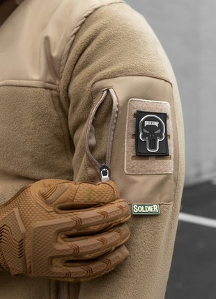 Fleece jacket BEZET Soldier sand4 photo
