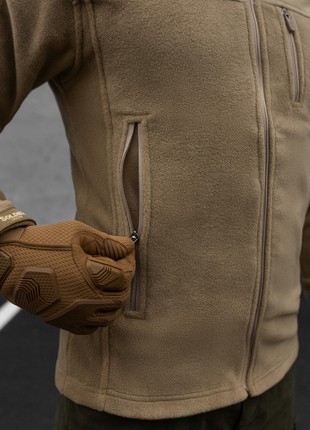 Fleece jacket BEZET Soldier sand7 photo