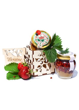 Honey gift set UKRAINIAN COMPLIMENT #1 Ukrainian souvenir
