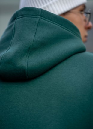 Warm sports tracksuit oversized OGONPUSHKA Scale 2.1 dark green3 photo