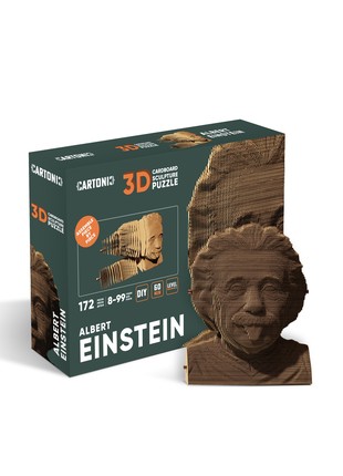 3D eco sculpture Puzzle ALBERT EINSTEIN2 photo