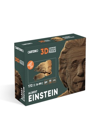 3D eco sculpture Puzzle ALBERT EINSTEIN5 photo