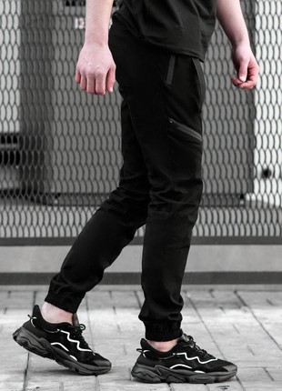 Jogger pants BEZET Techwear black5 photo