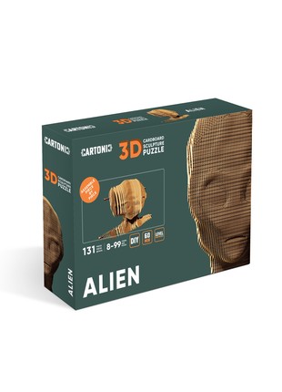 3D eco sculpture Puzzle ALIEN6 photo