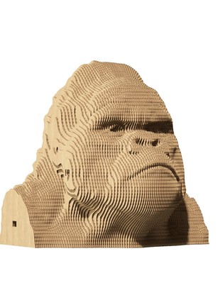 3D eco sculpture Puzzle GORILLA7 photo