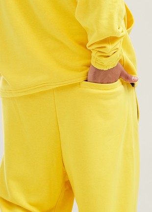 Oversized sports suit OGONPUSHKA Solo yellow5 photo