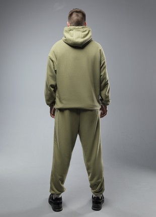 Warm sports suit oversize OGONPUSHKA Scale 2.0 olive2 photo