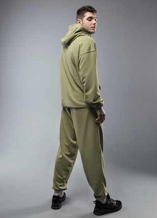 Warm sports suit oversize OGONPUSHKA Scale 2.0 olive5 photo