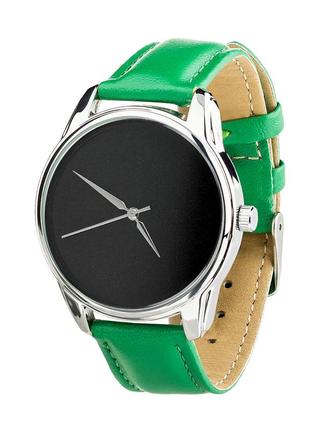Ziz clock minimalism is black (green, silver)
