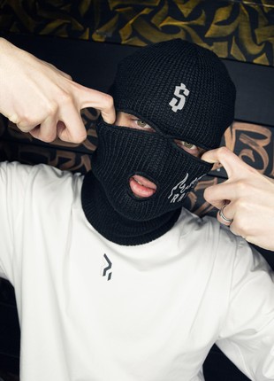 Balaklava unisex OGONPUSHKA tattoo black3 photo