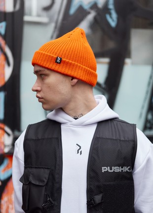 Unisex hat OGONPUSHKA Basic orange2 photo