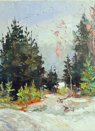 Oil painting Getting dark Serdyuk Boris Petrovich nSerb304