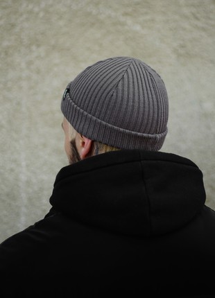 Unisex hat OGONPUSHKA Beanie dark grey5 photo