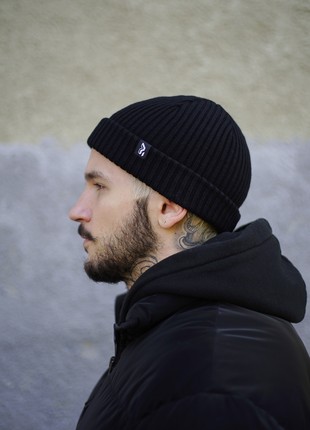 Unisex hat OGONPUSHKA Beanie black4 photo