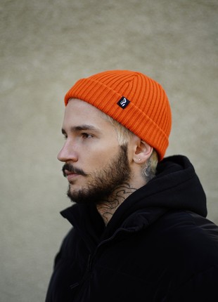 Unisex hat OGONPUSHKA Beanie orange5 photo