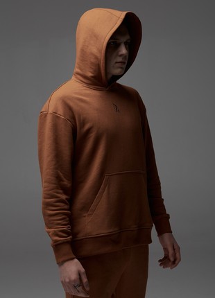 Hoodie unisex OGONPUSHKA Classic 2.0 brown7 photo