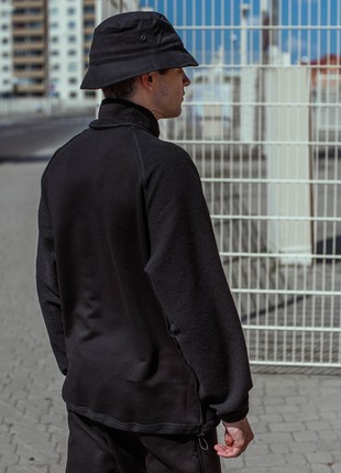 Men's double-sided sweatshirt OGONPUSHKA Reverse black2 photo