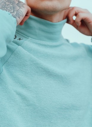 Men's double-sided sweatshirt OGONPUSHKA Reverse mint2 photo