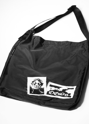 Shopper bag OGONPUSHKA Raw patch2 photo