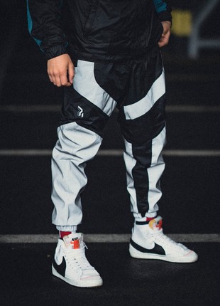 Sports pants OGONPUSHKA  Dex black with reflector