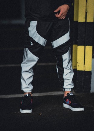 Sports pants OGONPUSHKA  Dex black with reflector2 photo