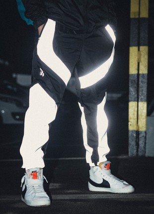 Sports pants OGONPUSHKA  Dex black with reflector4 photo