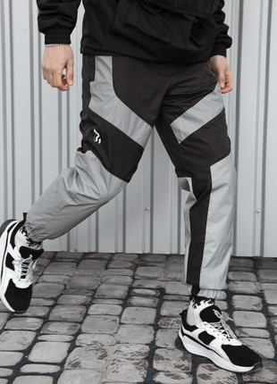 Sports pants OGONPUSHKA  Dex black with reflector7 photo