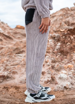 Sweatpants OGONPUSHKA Kiss gray4 photo