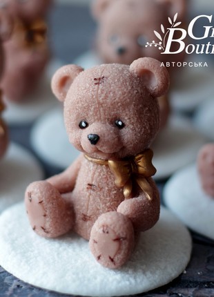 Souvenir soap cute bear with a bow
