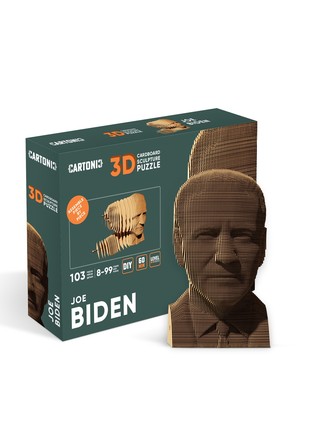 3D eco sculpture Puzzle JOE BIDEN3 photo